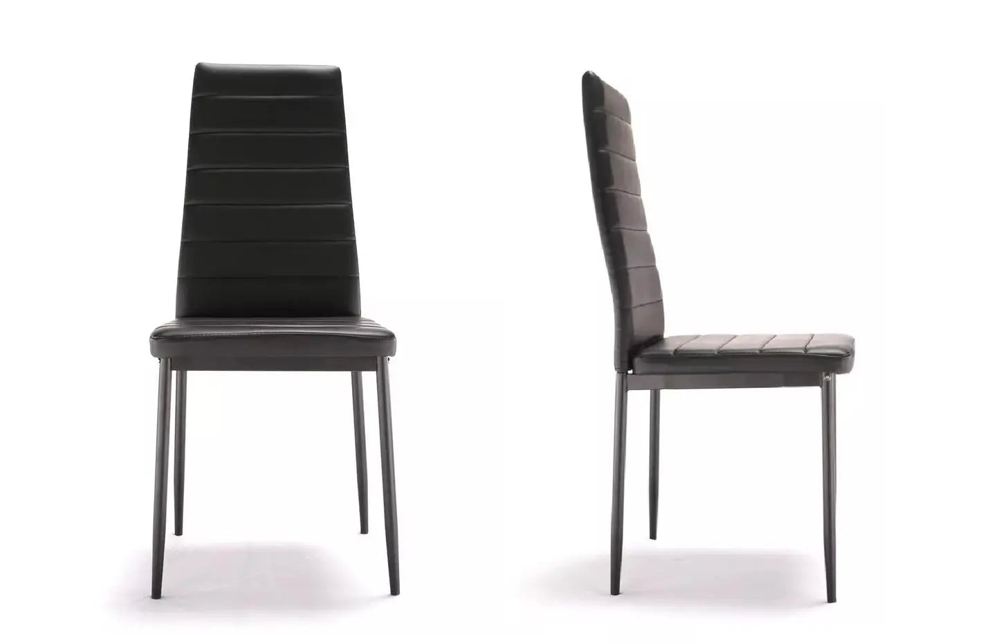 Lot 6 chaises design noir FLY New Design