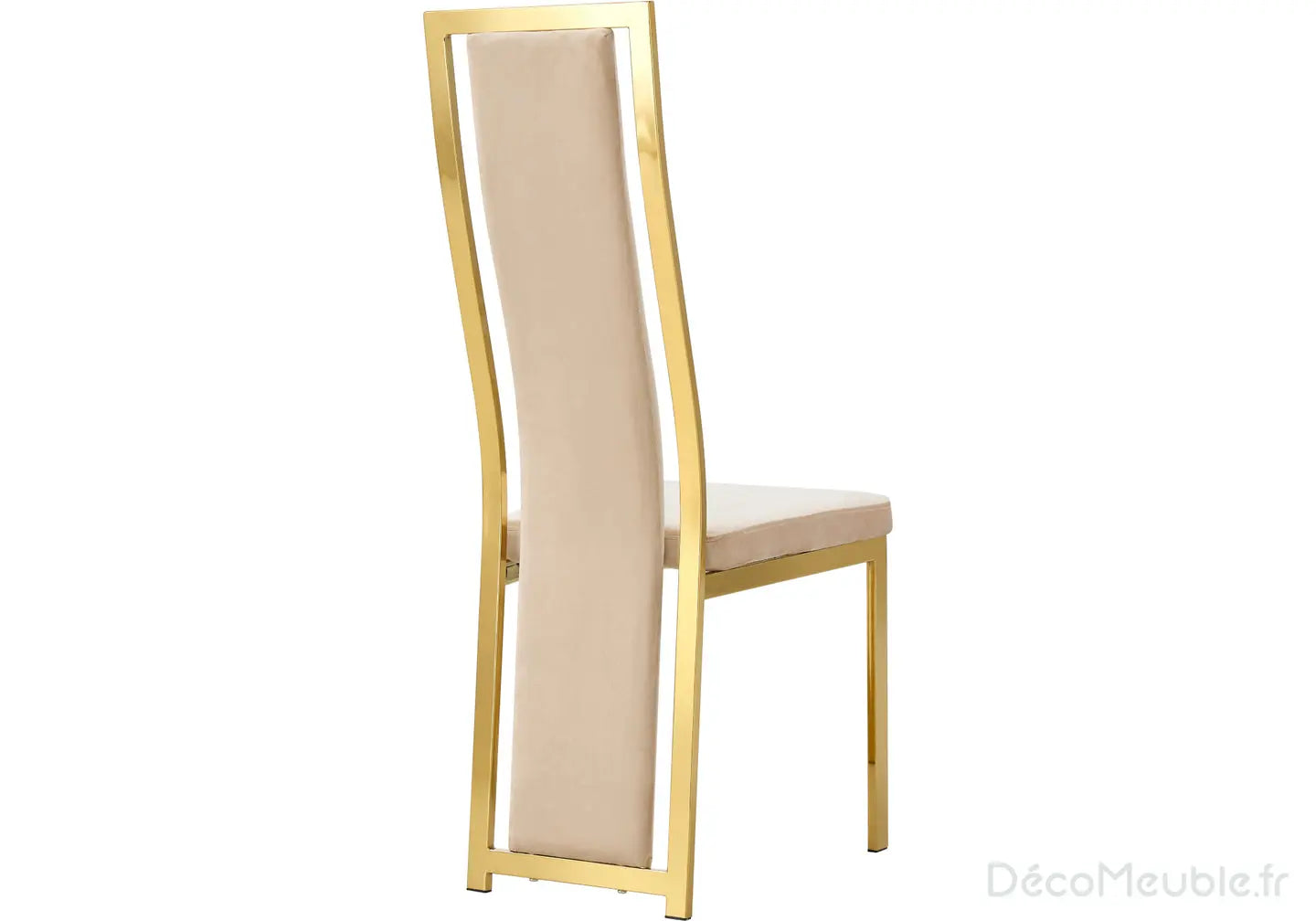 Lot 6 chaises dorées beige DIA New Design