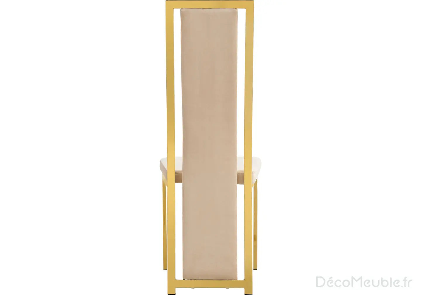 Lot 6 chaises dorées beige DIA New Design