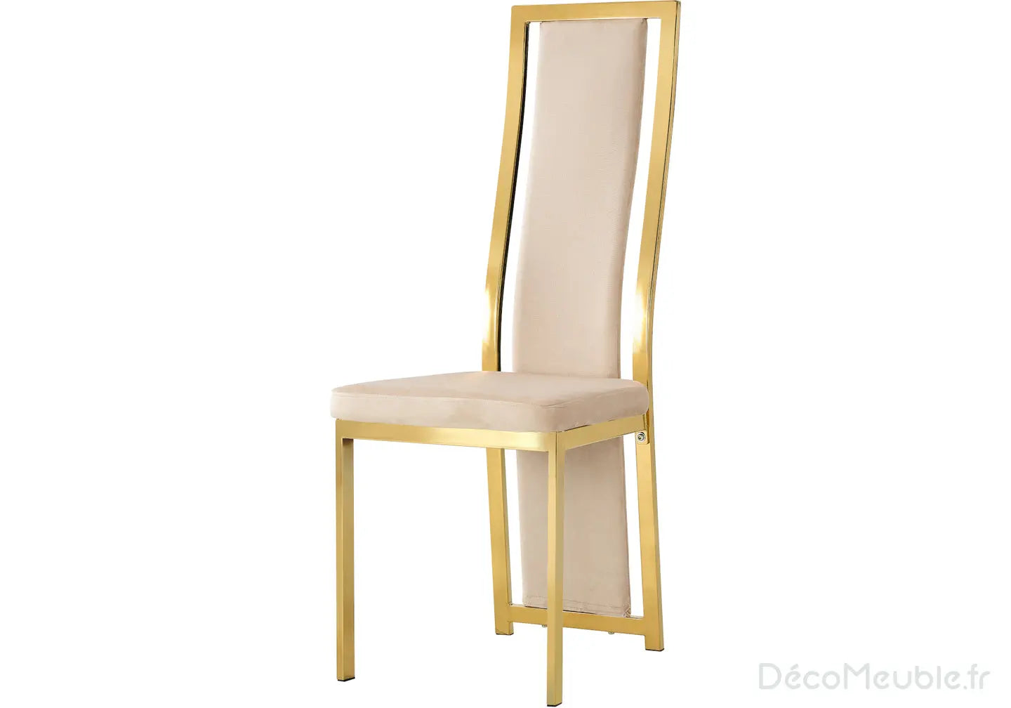 Lot 6 chaises dorées beige DIA New Design