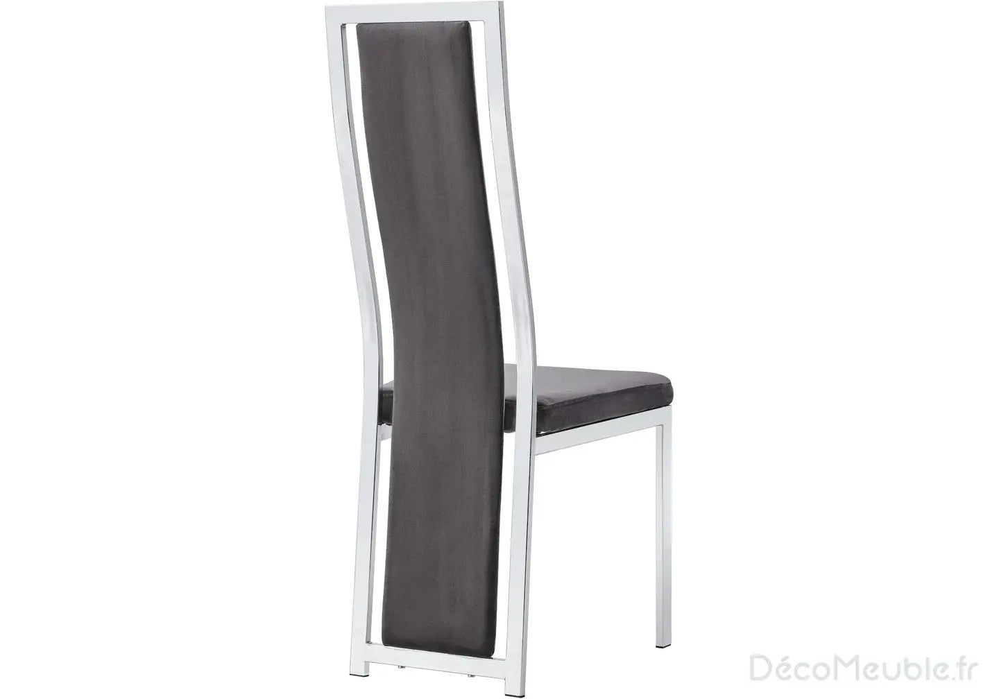 Lot 6 chaises velours gris DIA New Design