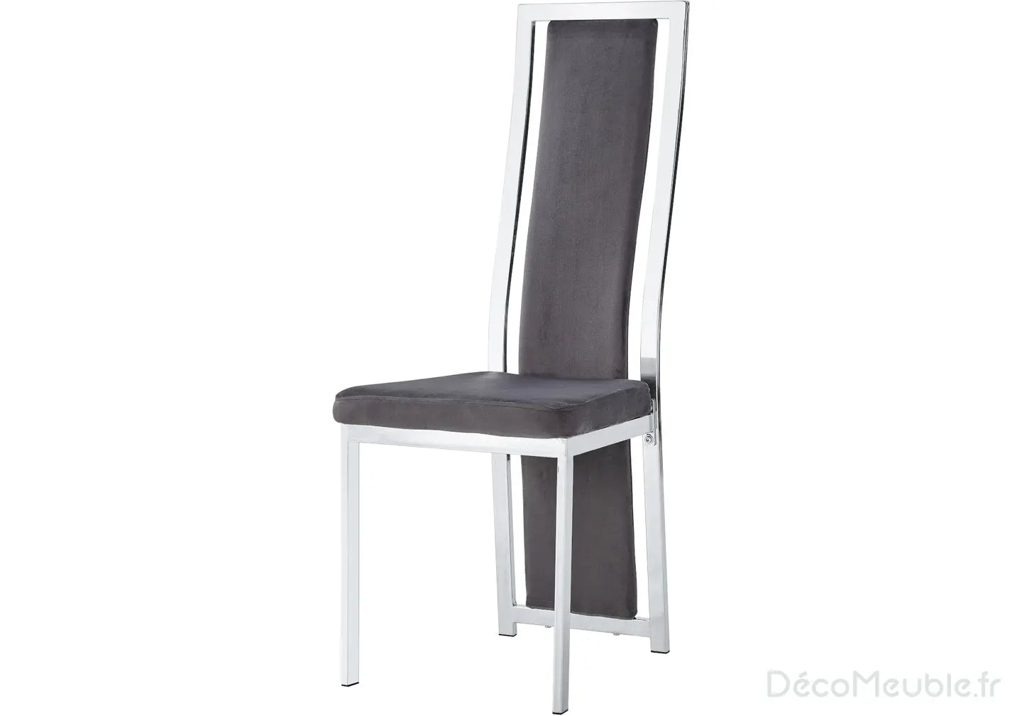 Lot 6 chaises velours gris DIA New Design