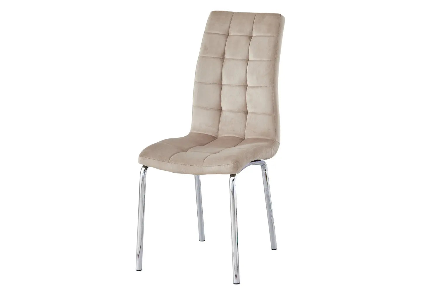 Lot 6 chaises velours taupe DEA New Design