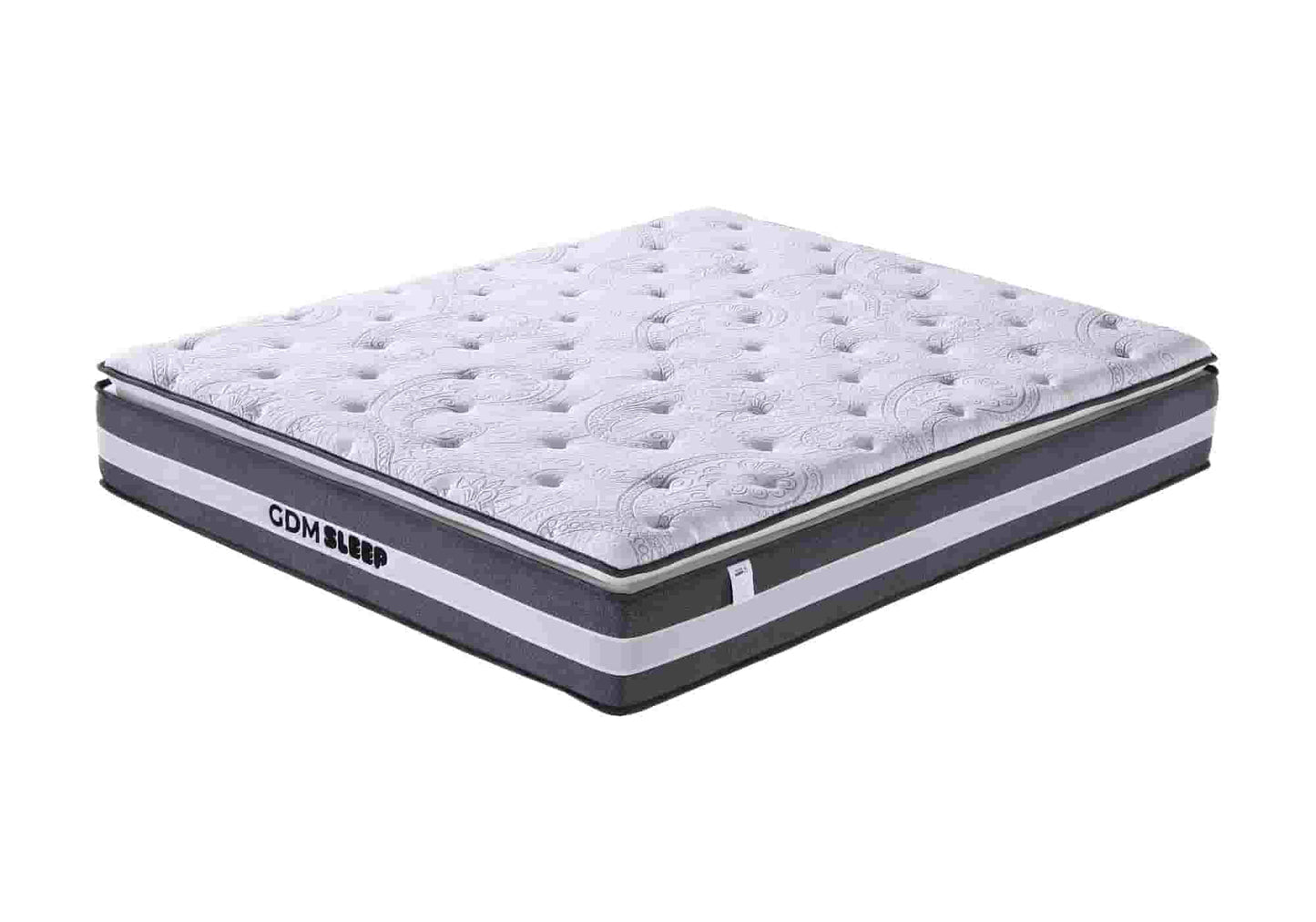 Matelas design gris blanc ATHENA - DEKOFLIX