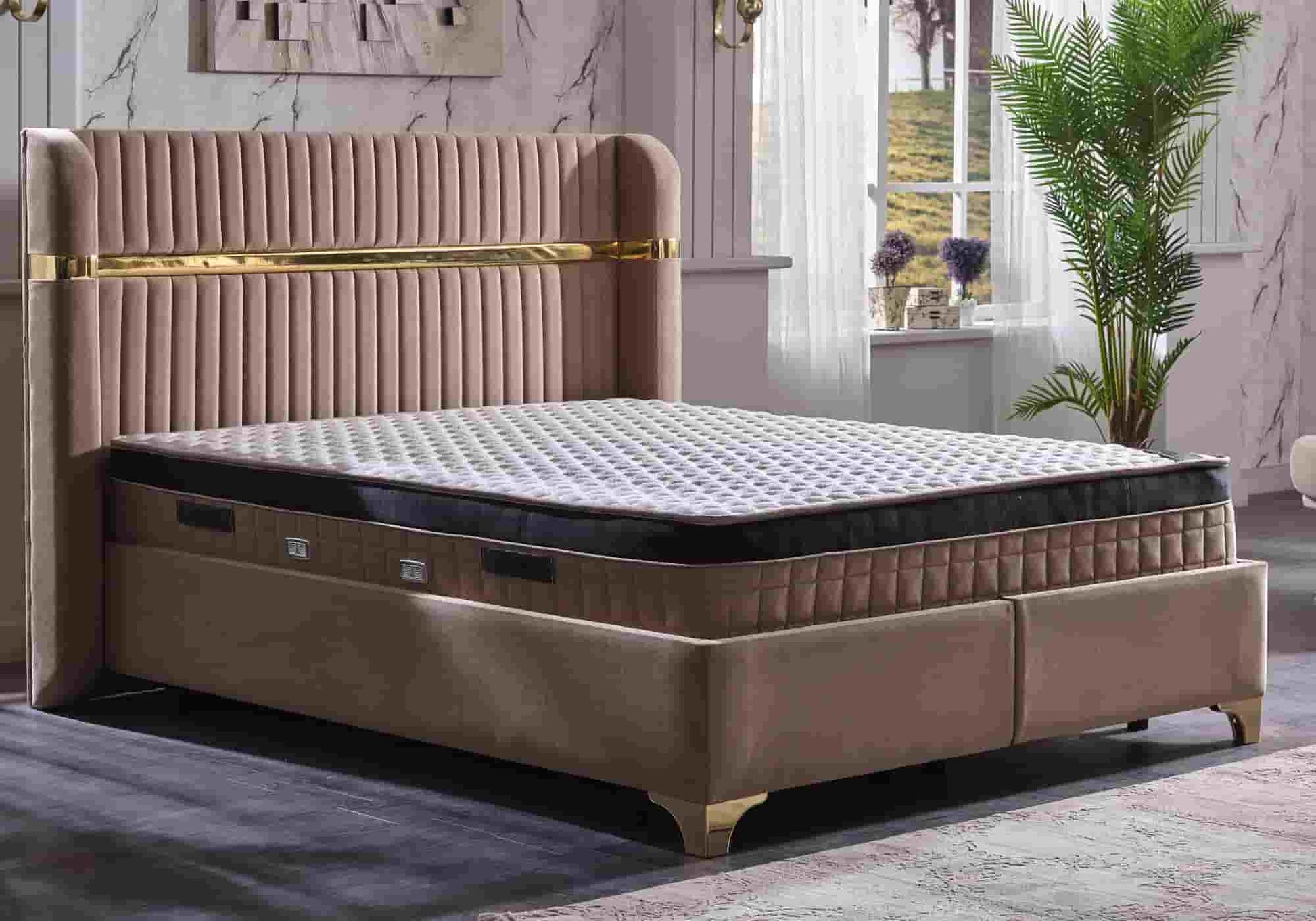 Matelas taupe ZENIT - DEKOFLIX