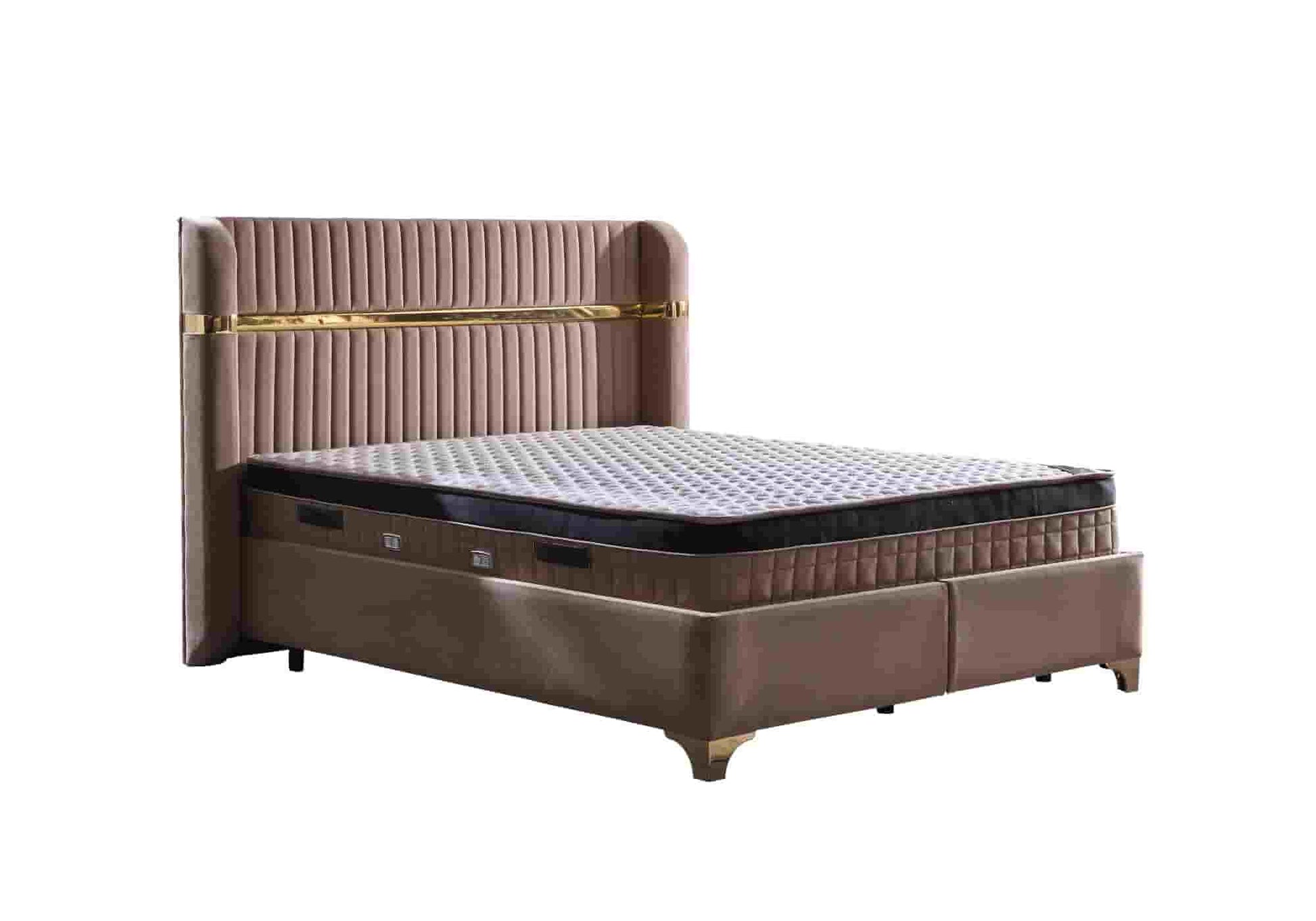 Matelas taupe ZENIT - DEKOFLIX