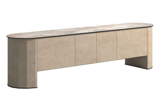 Meuble TV design italien effet pierre – Dune