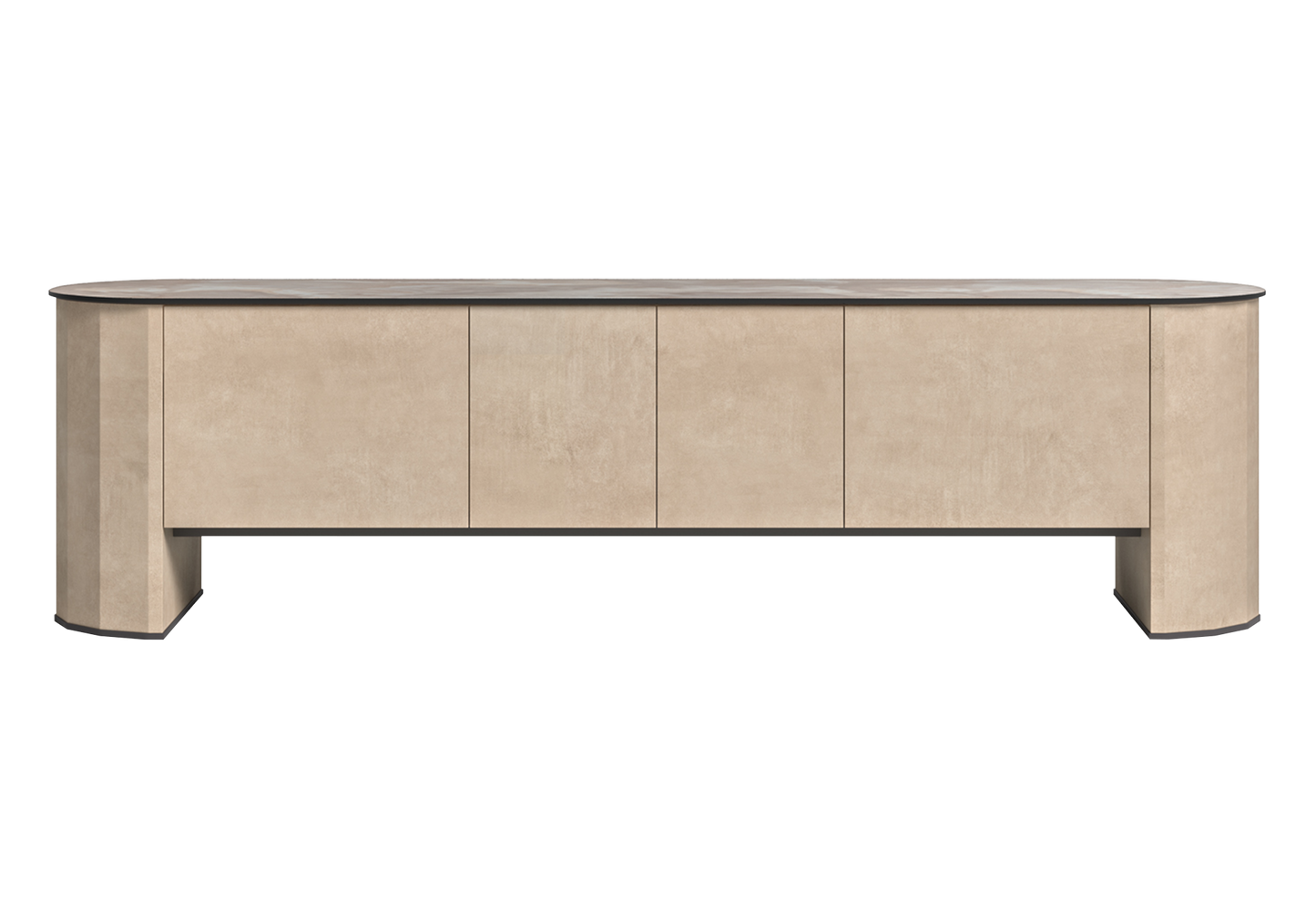 Meuble TV design italien effet pierre – Dune