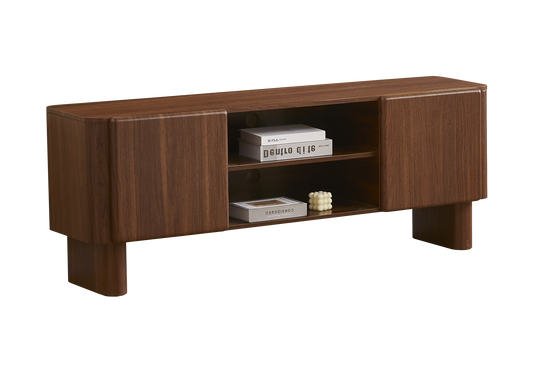 Meuble TV noyer Japandi – Oris