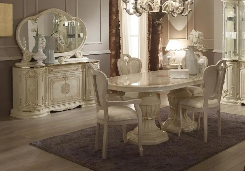 Meubles salle à manger laqué beige GRETA Italian TM