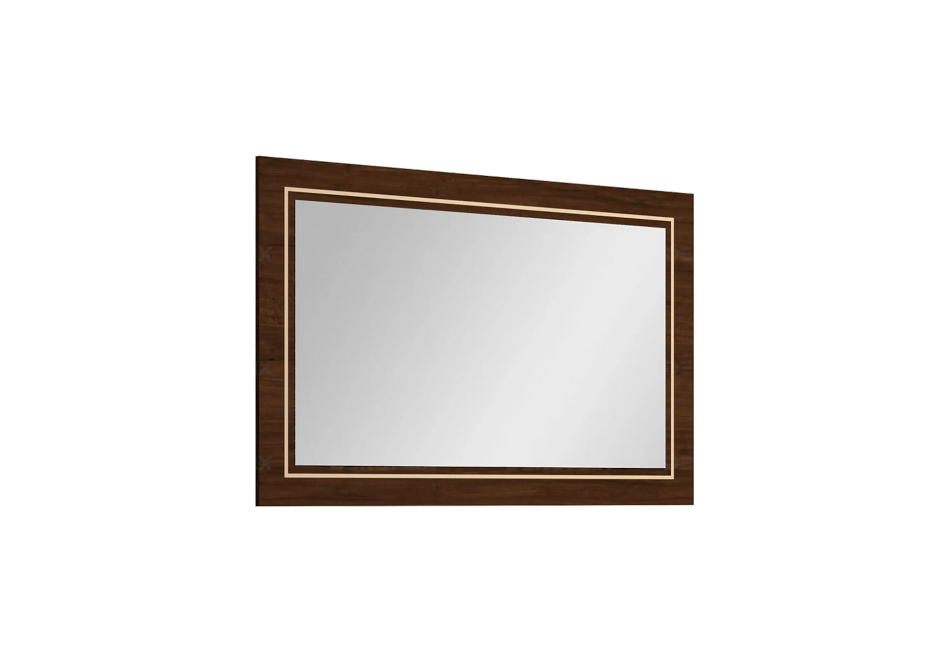 Miroir Mural Noyer Doré – Élégance Eva DEKOFLIX