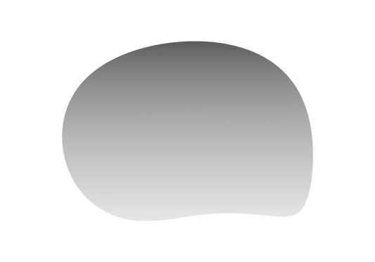 Miroir organique asymétrique design italien – Nube