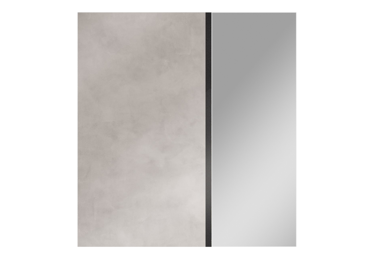 Chambre complète 160x200 blanc béton – Treviso