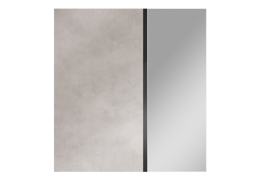 Miroir mural blanc béton – Treviso