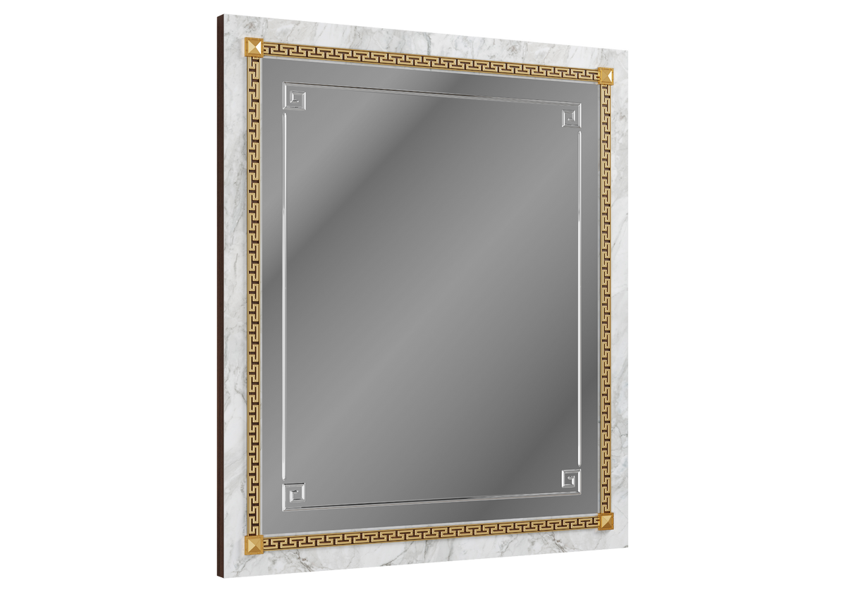 Petit miroir mural cadre doré - Romantica