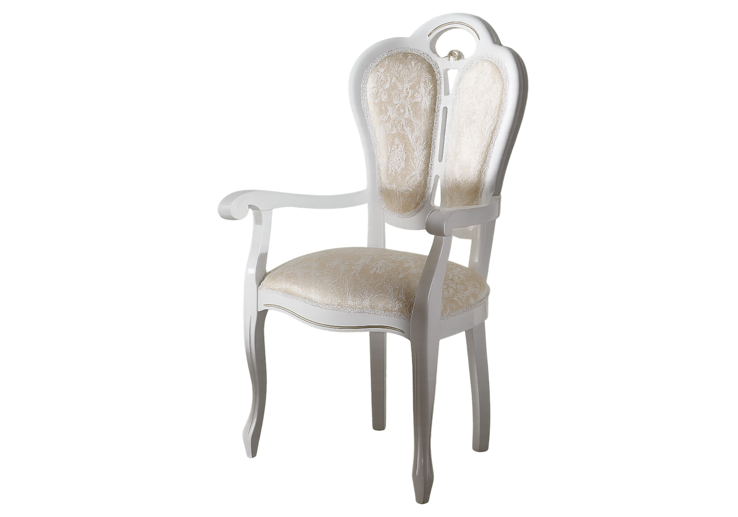 Ensemble meubles de salon baroque blanc doré - NOBILE