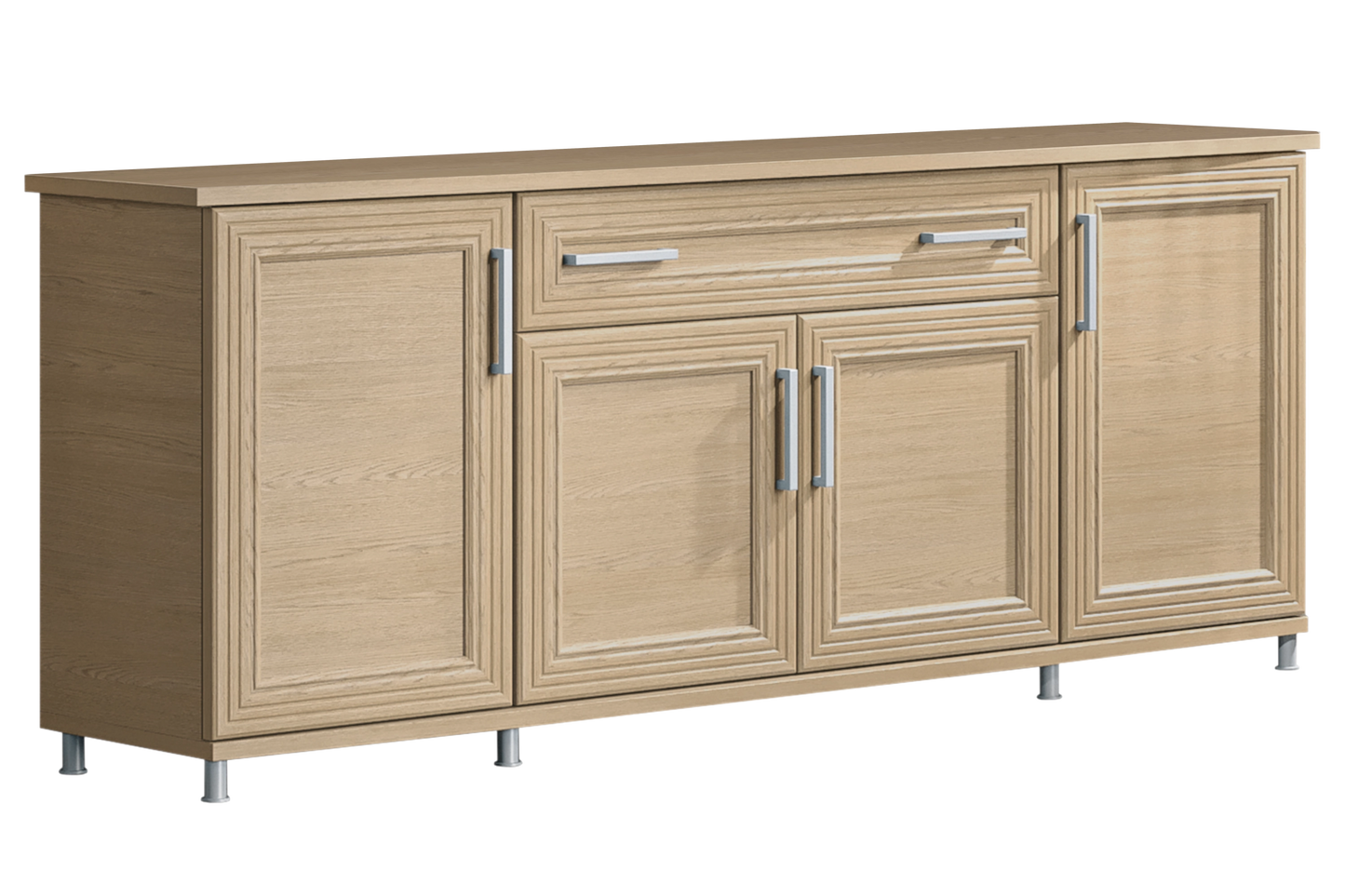 Ensemble meuble salon chêne clair – NATURA