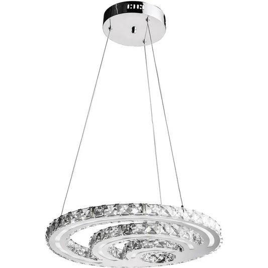 Suspension 26239AL - SUSPENSION LED 35W SERPENTIN DIA 48 X48 X 105 H Argent - Lot de 1 Today