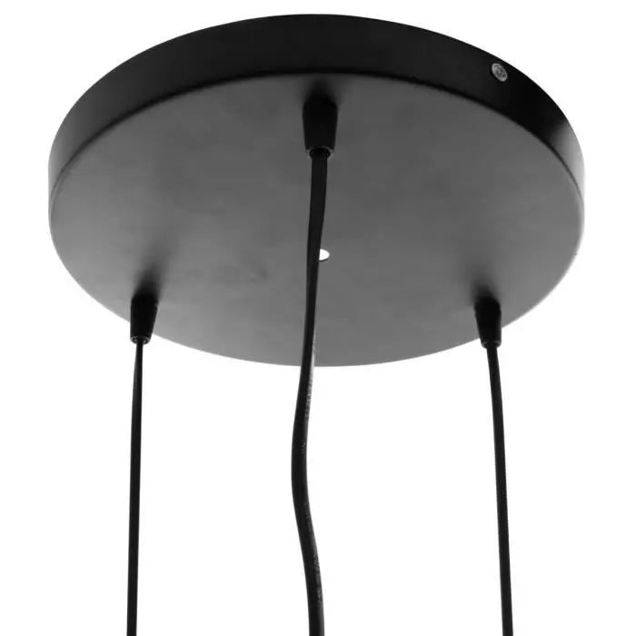 Suspension métal noir 3 lampes SIMLI WD Déco