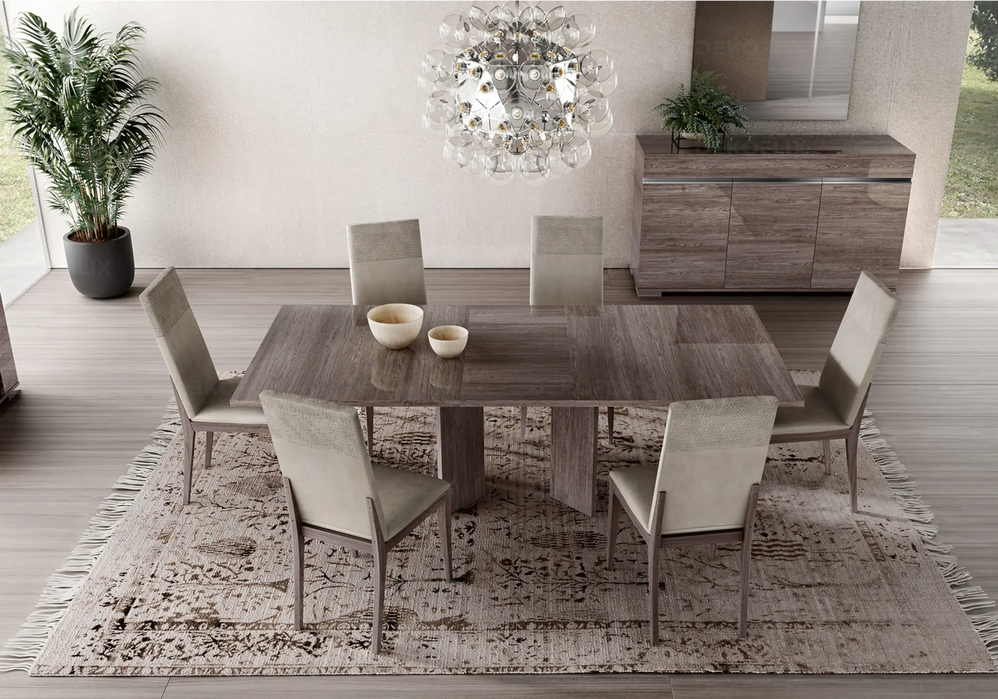 Table à Manger Extensible Orme – Élégance Modulaire Viola Status