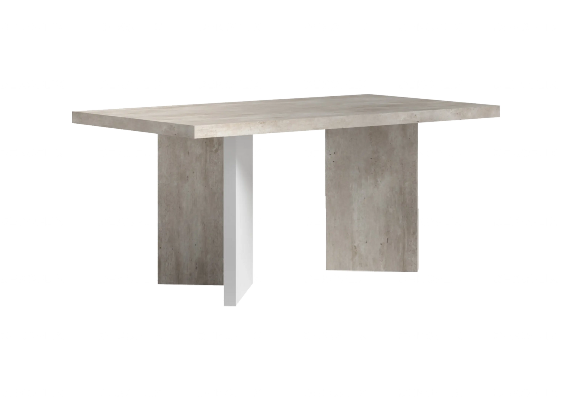 Table à Manger Moderne Béton – Modèles Fixe ou Extensible Treviso Status