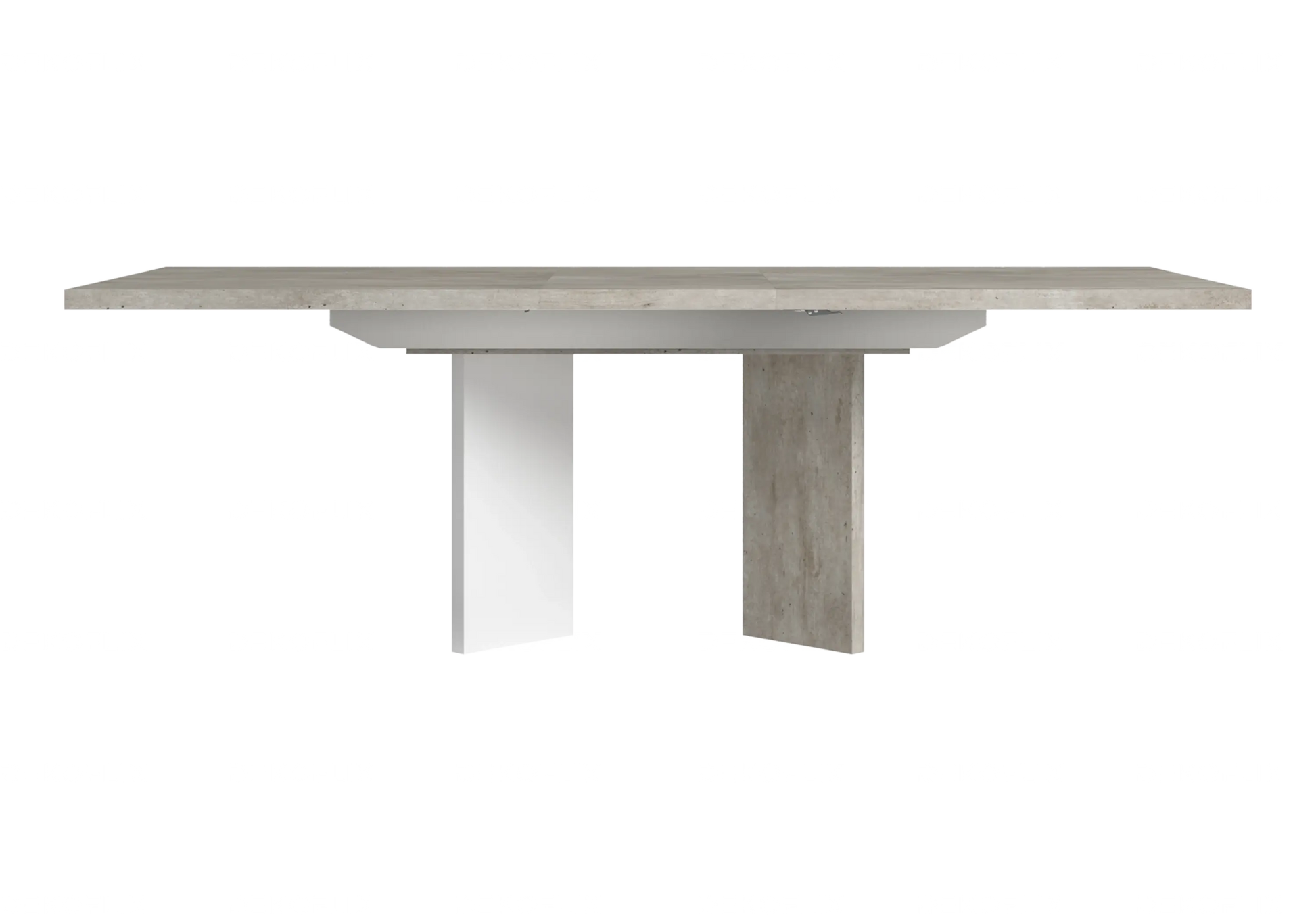 Table à Manger Moderne Béton – Modèles Fixe ou Extensible Treviso Status