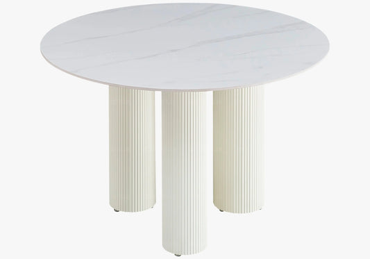Table à manger céramique marbre gris ELIO New Design
