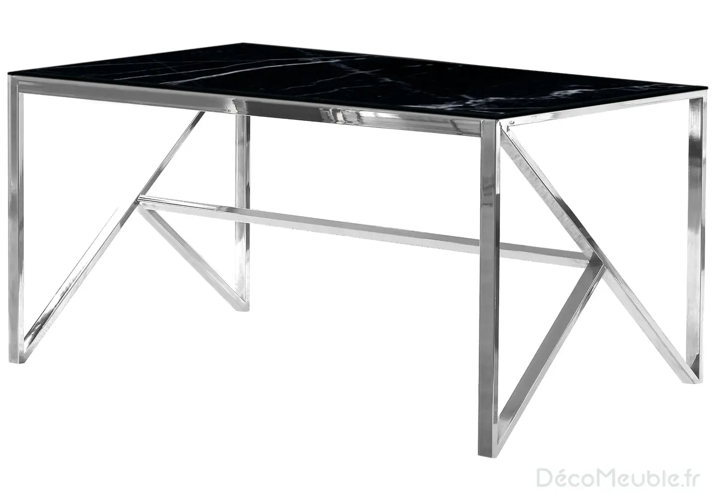 Table à manger marbre noir JESSY New Design