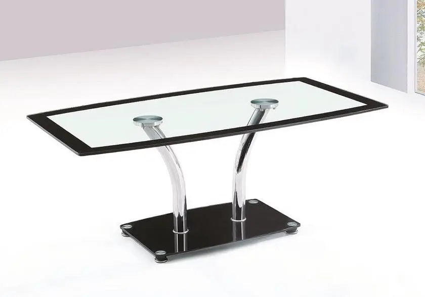 Table basse chromé verre trempé DECO New Design