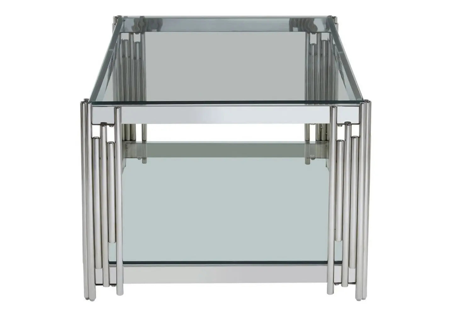 Table basse design chromé verre ÈVE New Design