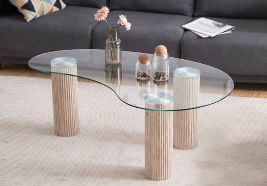 Table basse design en verre PIATO New Design