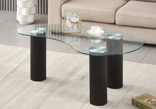 Table basse en verre trempé PIATO New Design
