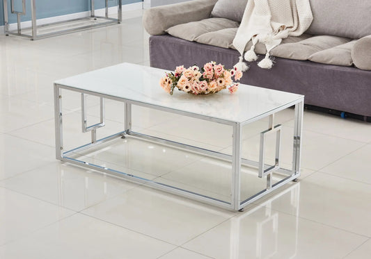 Table basse marbre blanc GLORY New Design