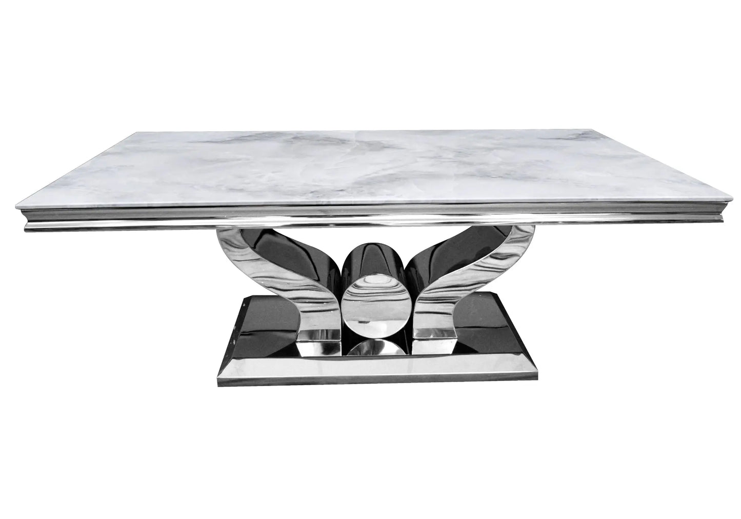 Table basse marbre gris argent NEA New Design