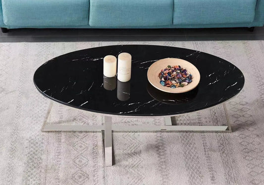 Table basse marbre noir GRACY New Design