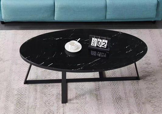 Table basse noire marbre noir GRACY New Design