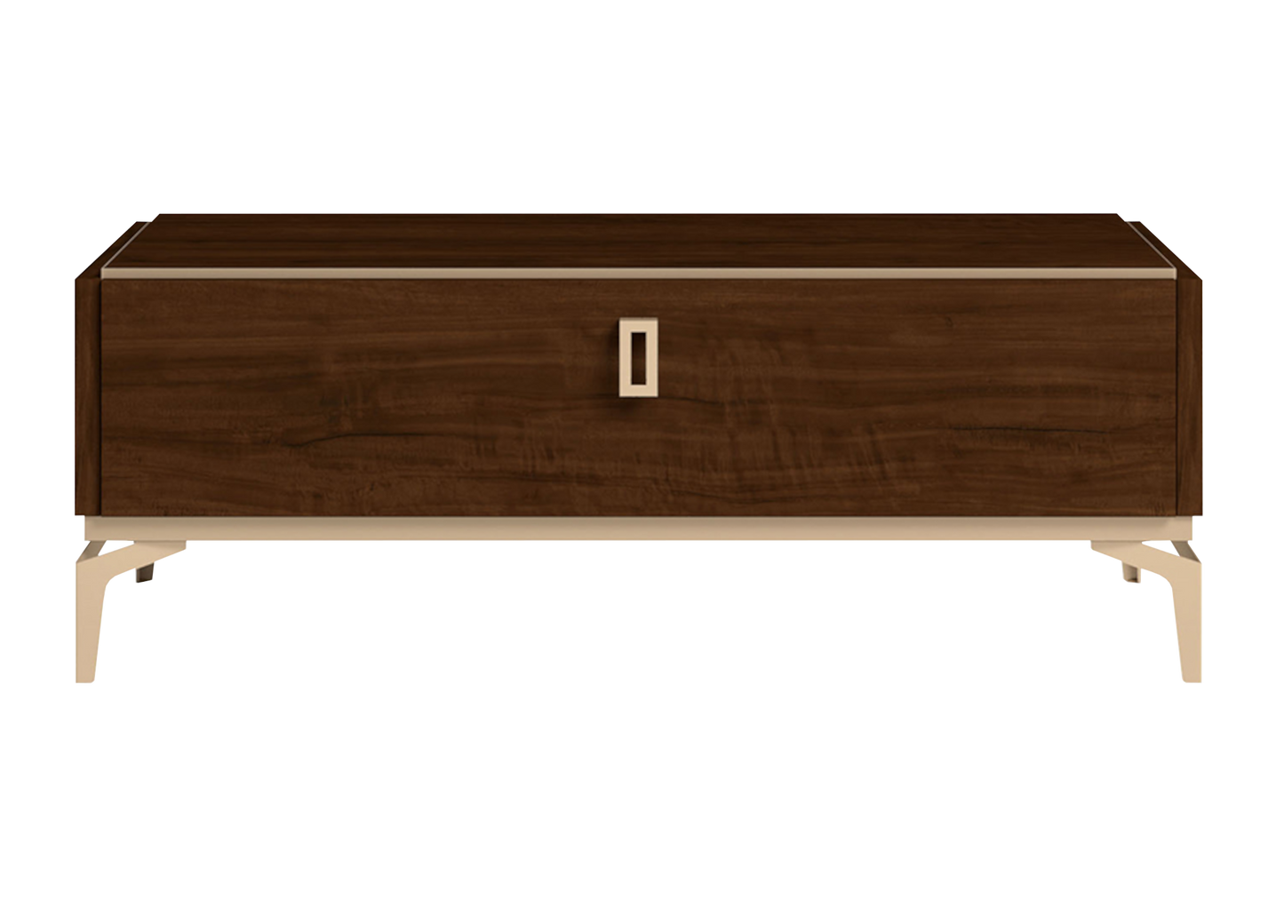 Table basse noyer avec tiroir – Eva