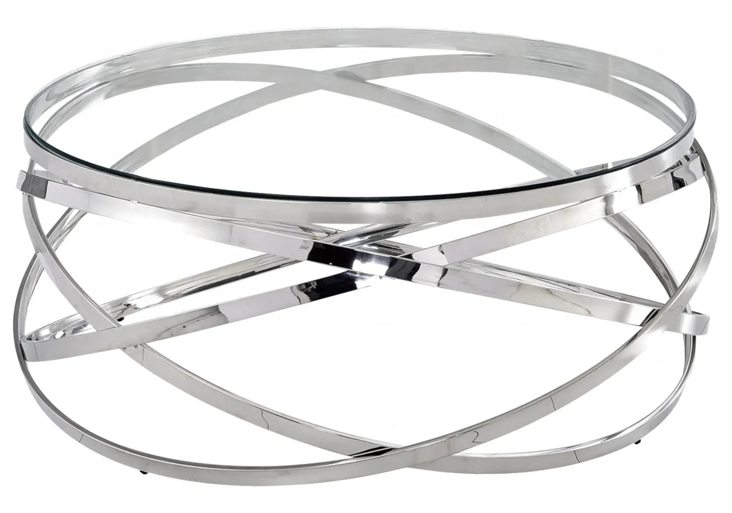 Table basse ronde en verre EVO New Design