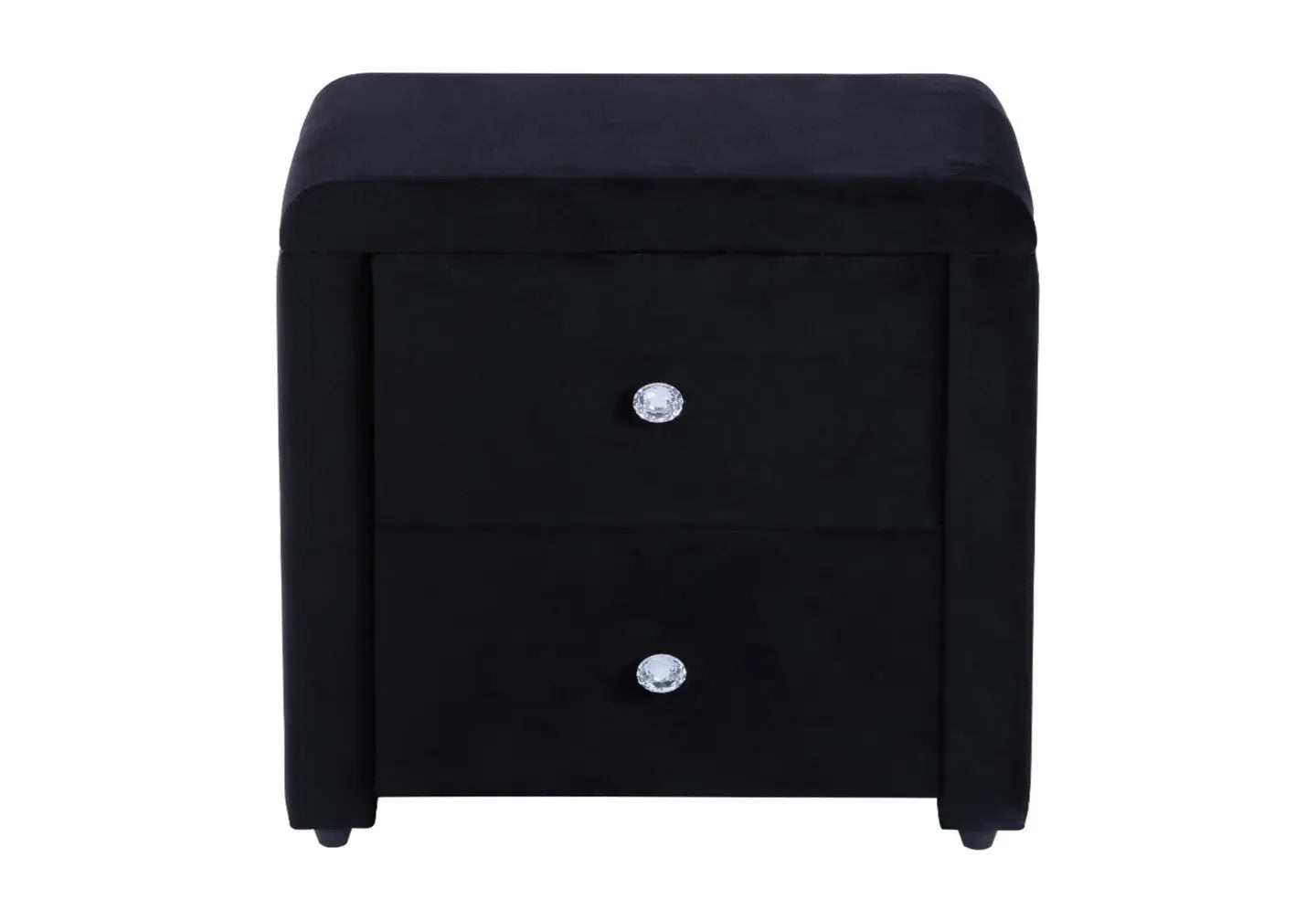 Table de chevet velours noir ANIS New Design