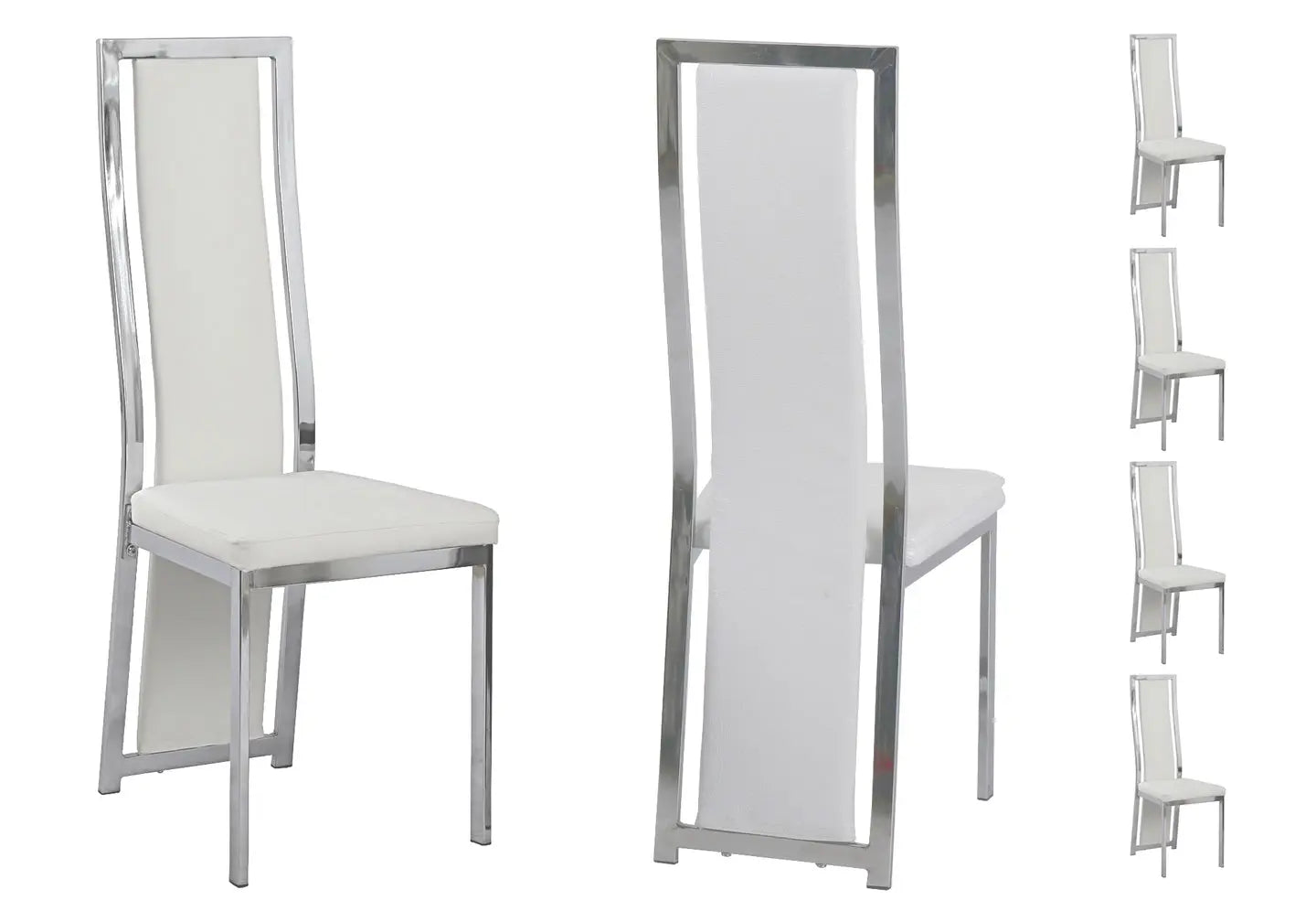 Table et chaise blanc marbre beige DIA New Design