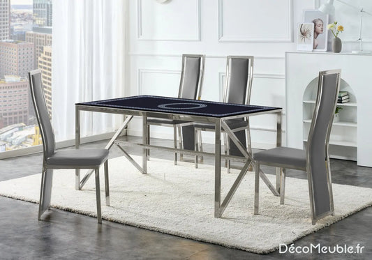 Table et chaise gris versace DIA New Design