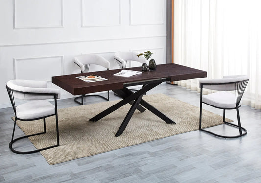 Table extensible noir noyer MIYA New Design