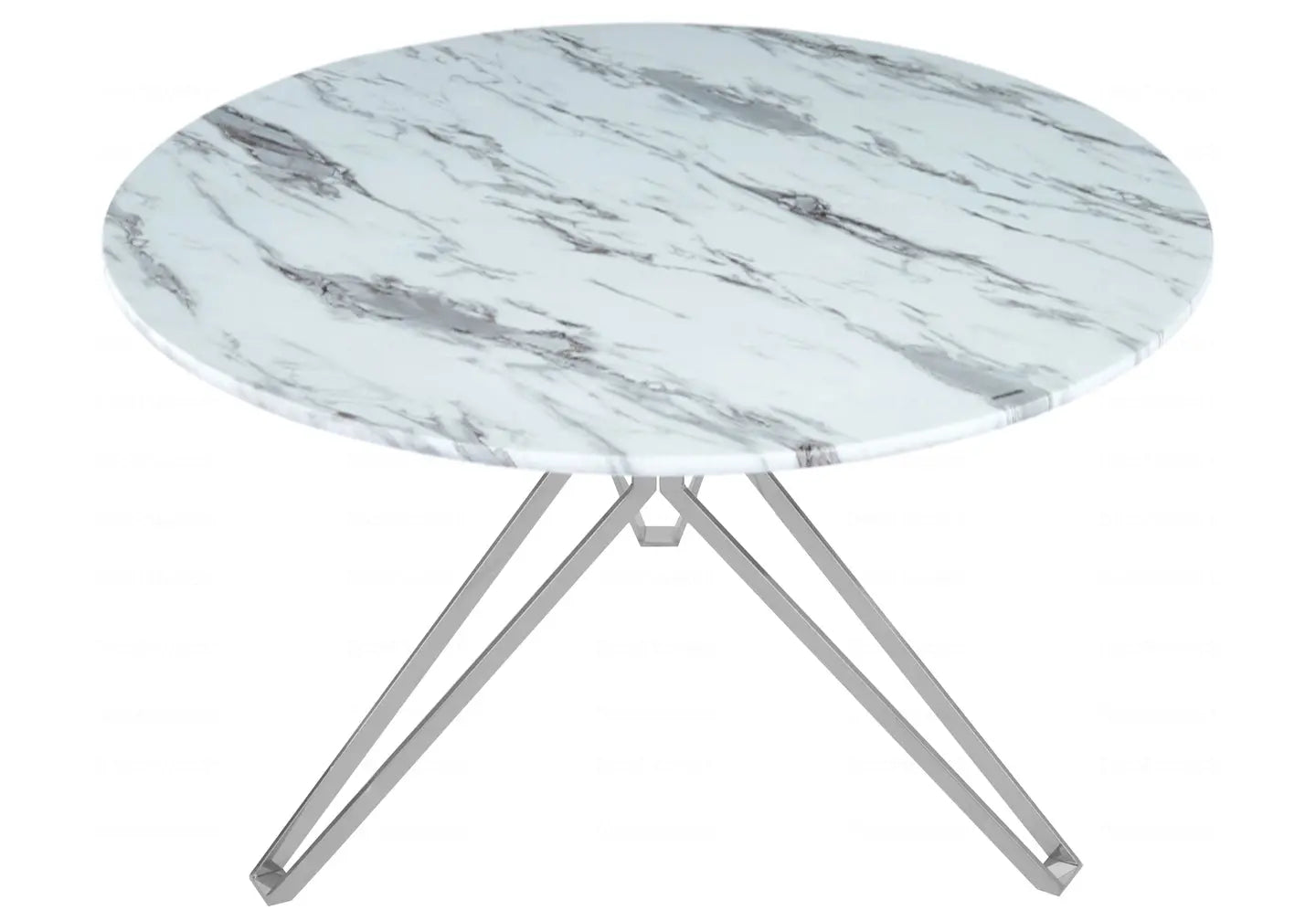 Table ronde marbre blanc IVA New Design