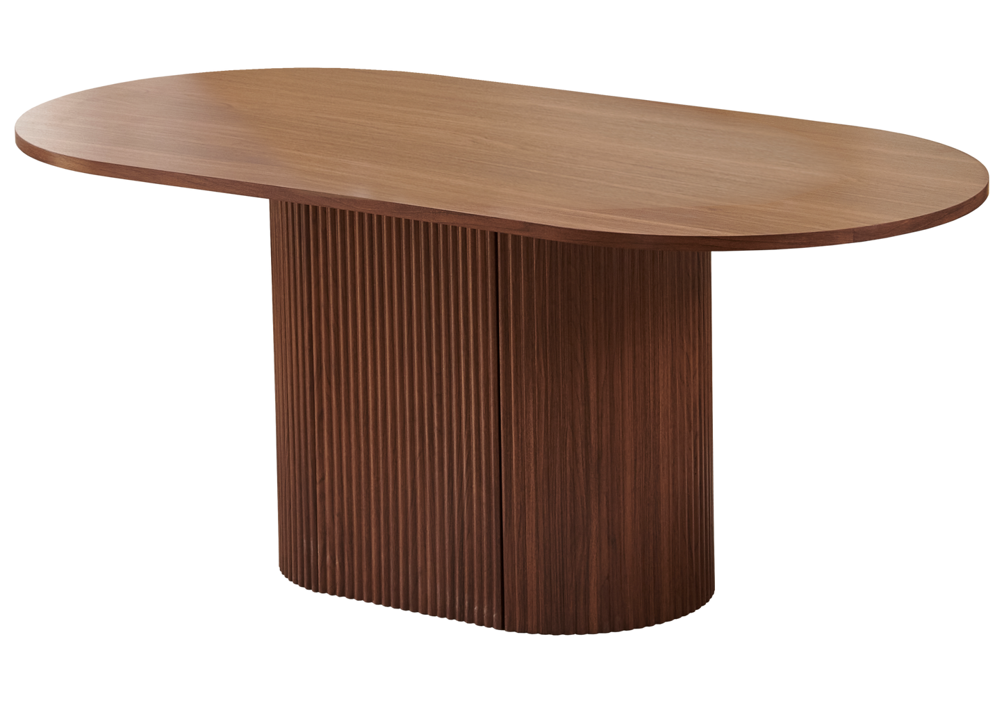 Ensemble table noyer et 4 chaises Japandi – Akira