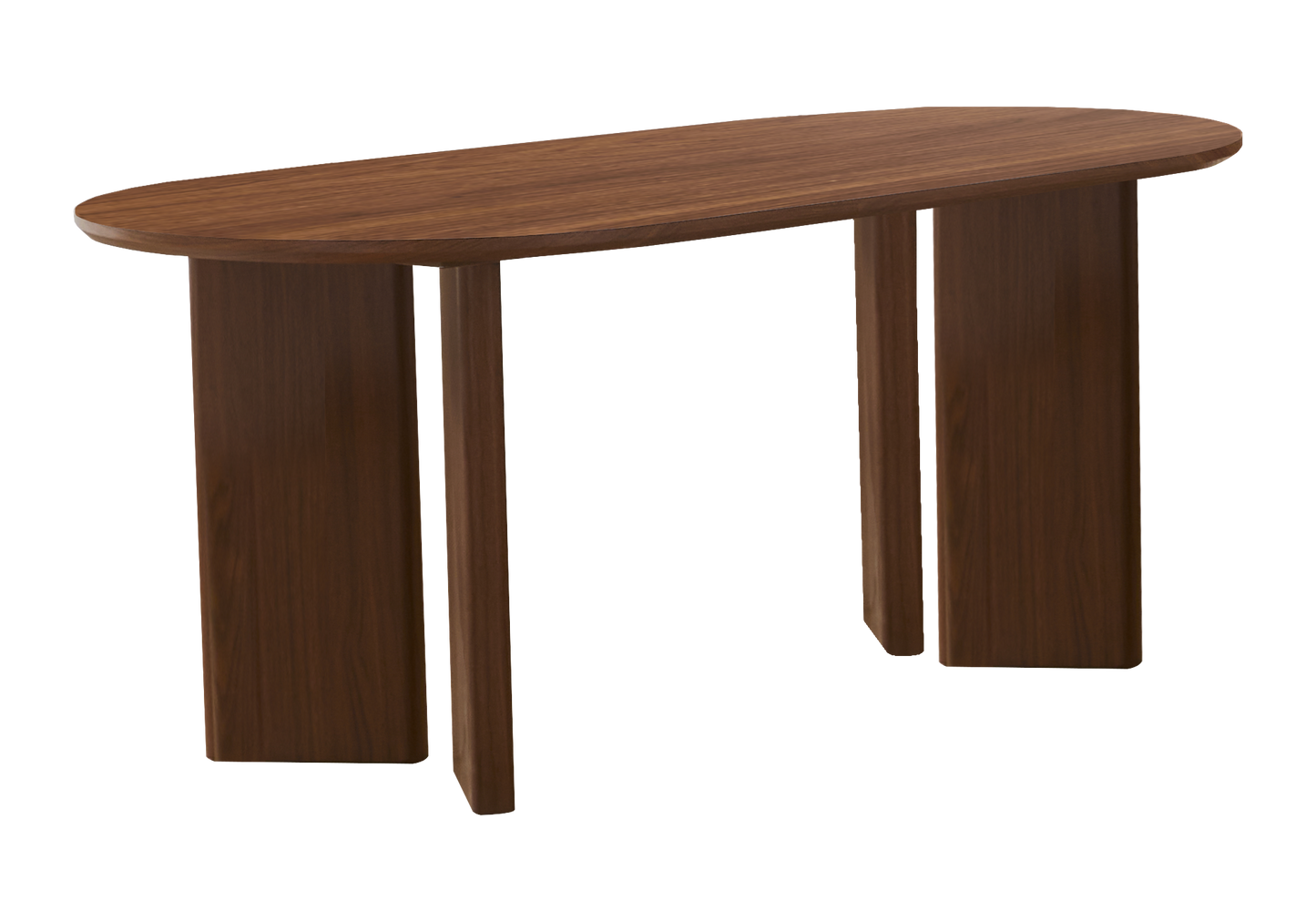 Ensemble table et chaises noyer Japandi – Oris