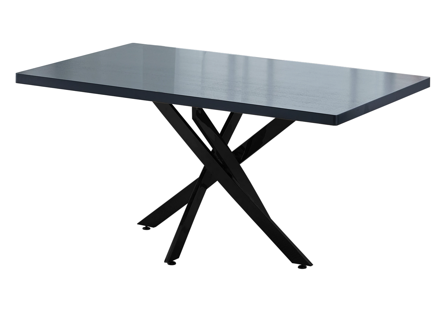Table à manger et chaises bois noir - Joy