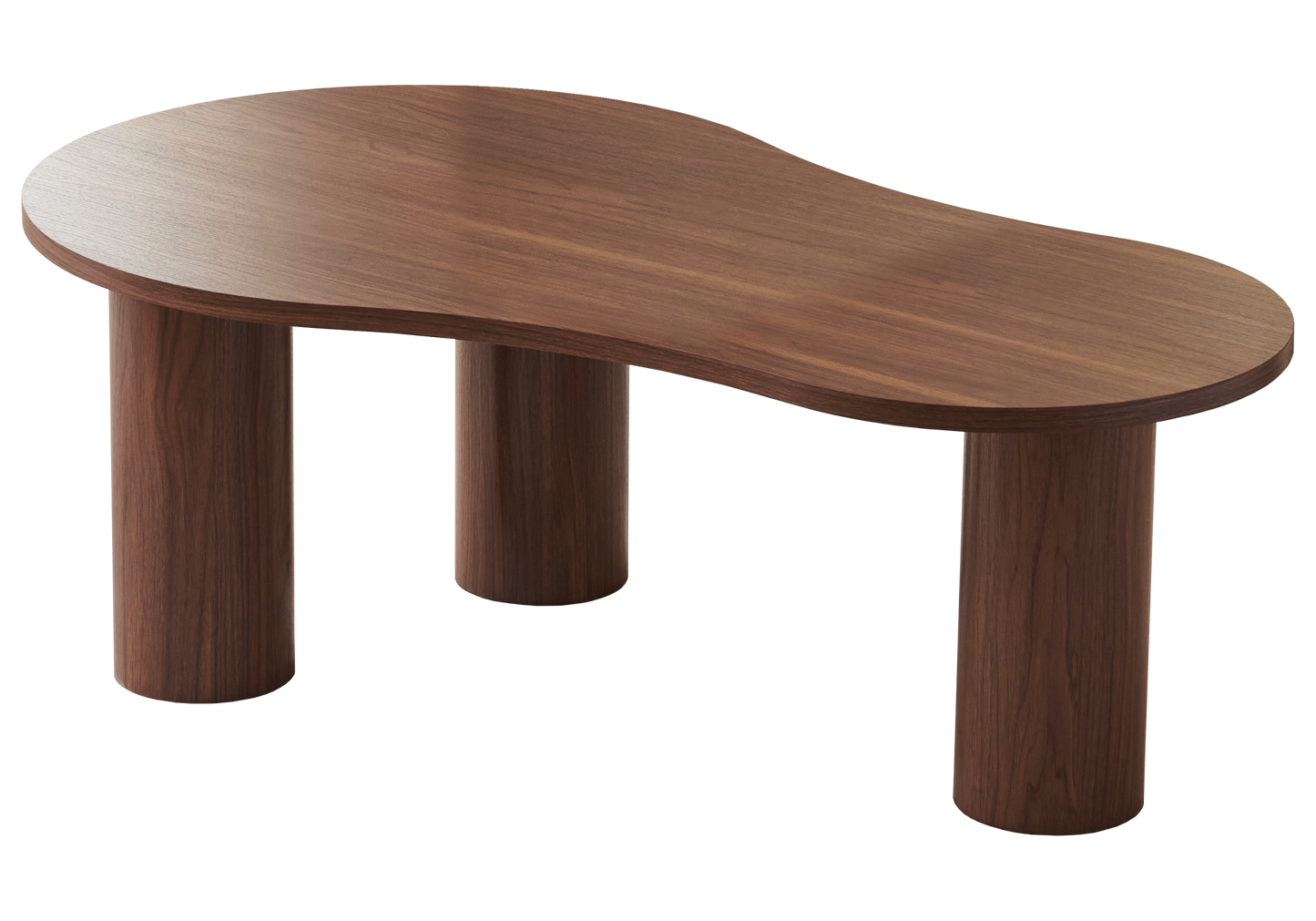 Table basse organique haricot noyer – Alba