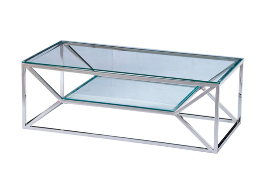 Table basse design en verre SYBEL