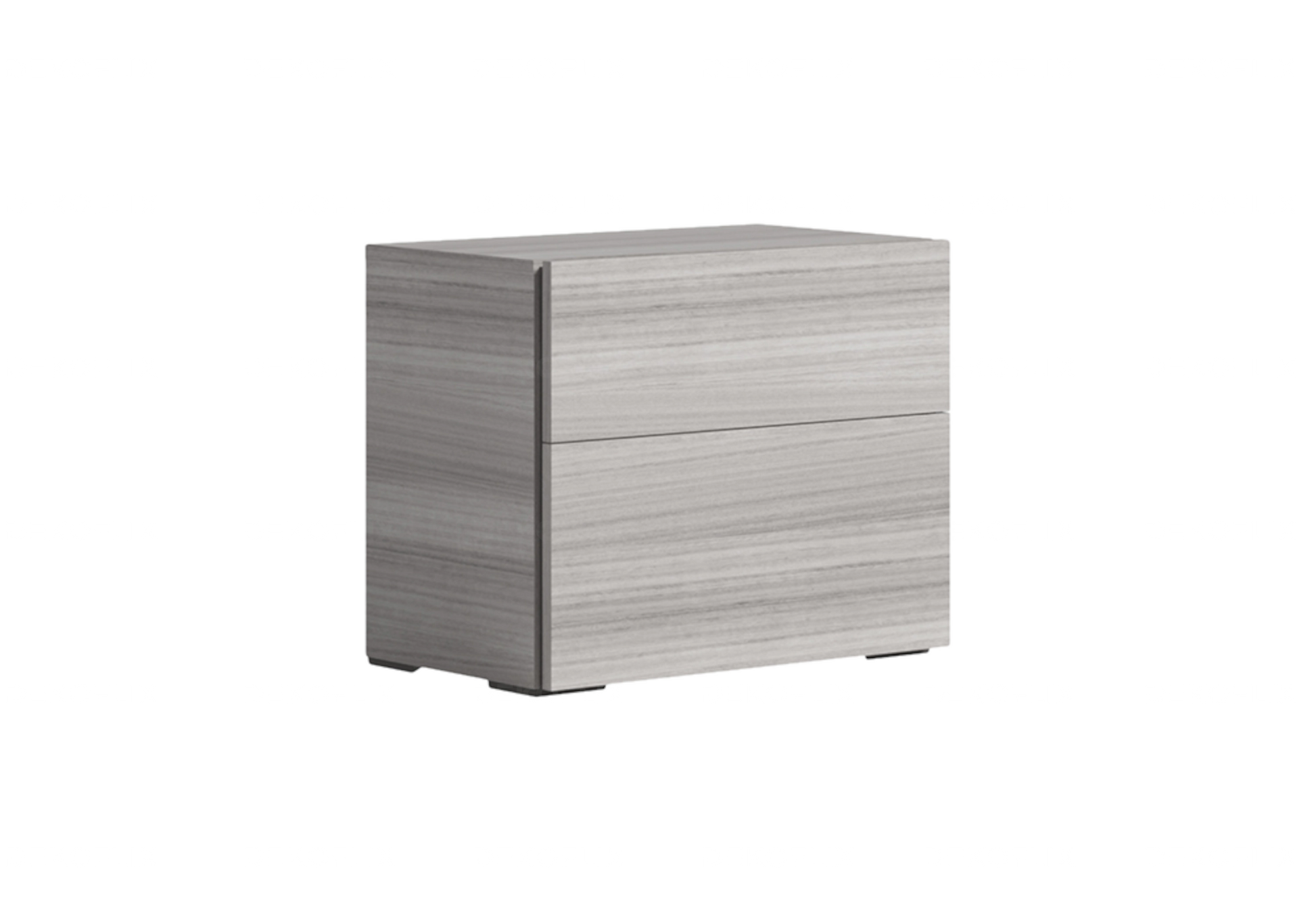 Tables de Chevet Gris Argent – Élégance Compacte Collection Mia - DEKOFLIX