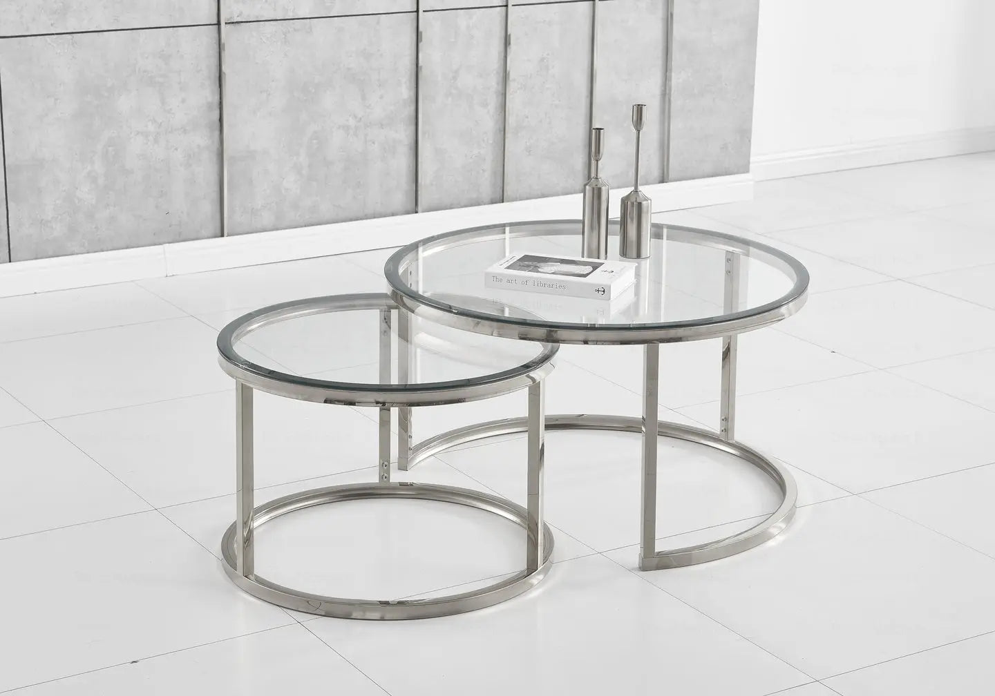 Tables gigognes verre trempé OREA New Design